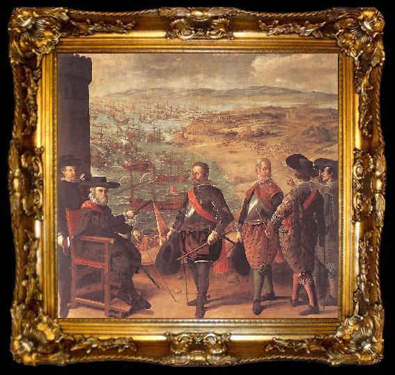 framed  ZURBARAN  Francisco de Defence of Cadiz against the English, ta009-2